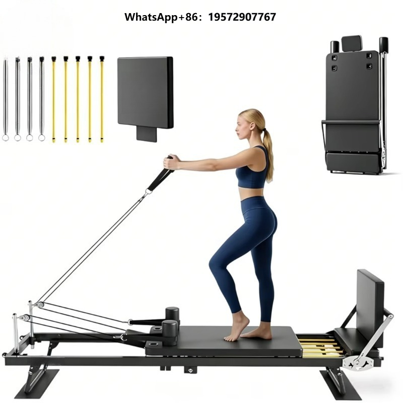 Pilates And Yoga Studio - Katlanabilir Pilates Reformer Makinesi, Alaşımlı Çelik