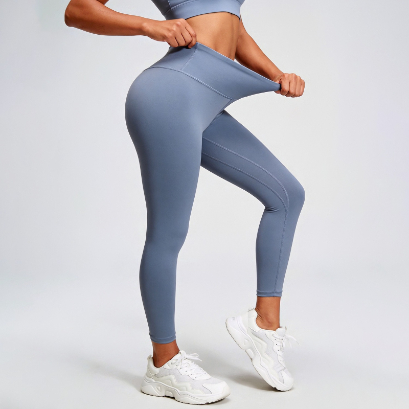 Pilates Yoga Stretching - Kadın Yoga Tayt Pantolon Yüksek belli