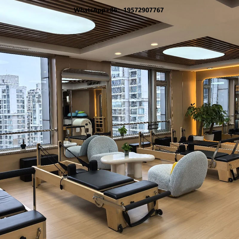 Pilates And Yoga Studio - Özelleştirilmiş Akçaağaç Ahşap Ayarlanabilir Çok Fonksiyonlu