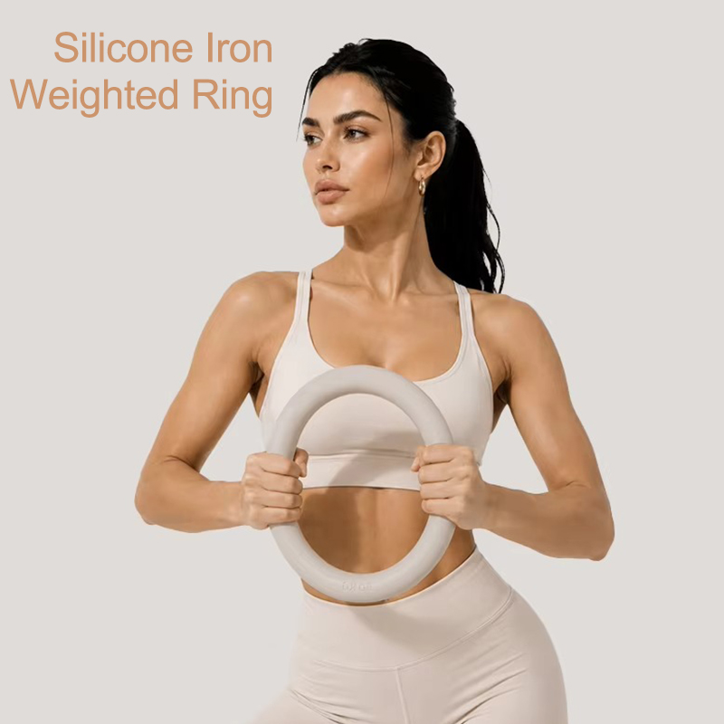 Pilates Yoga Logo - Özel Logolu Silikon Demir Ağırlıklı Pilates