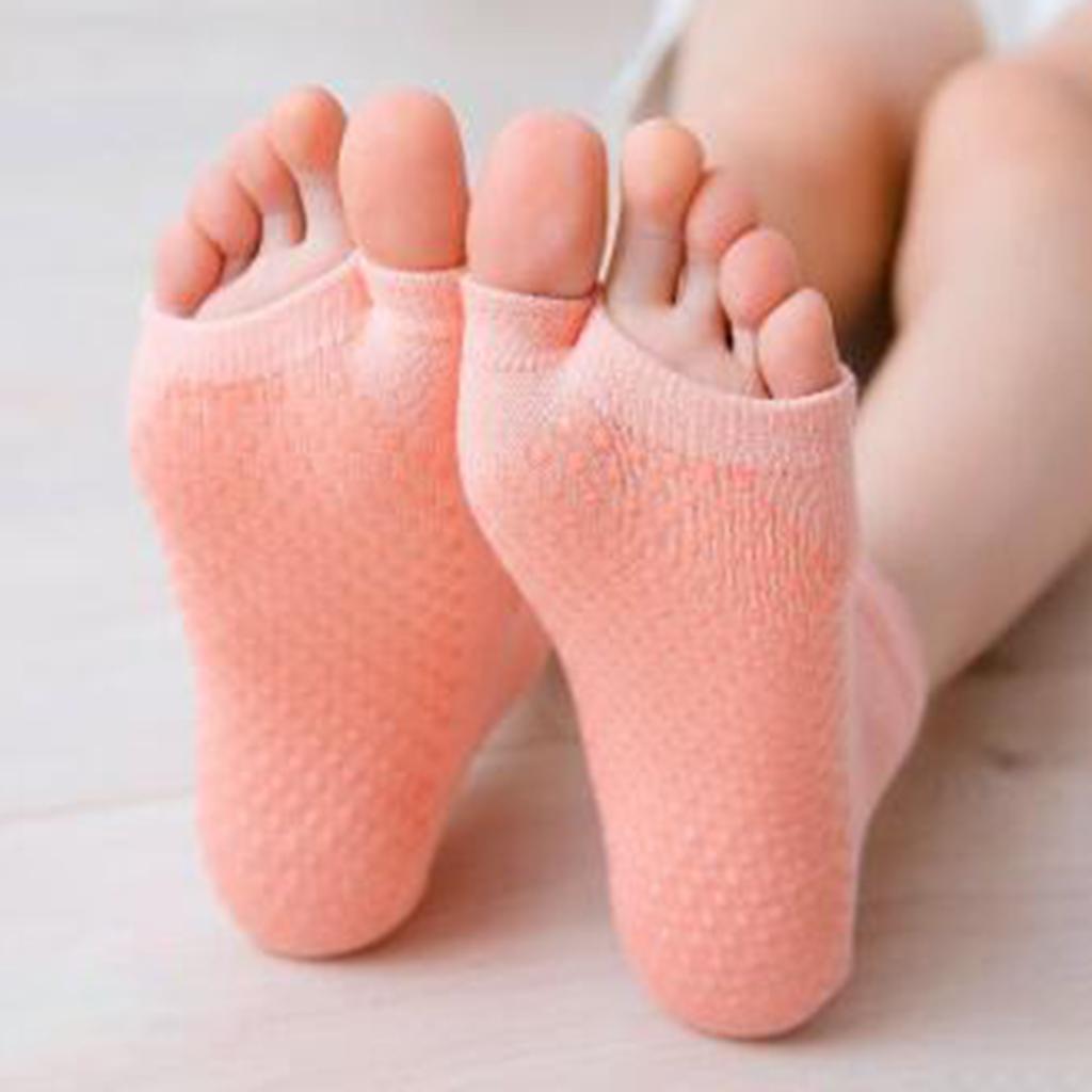 Pilates Yoga Classes - Çevre Dostu Pamuklu Yarım Parmak Kavramalı