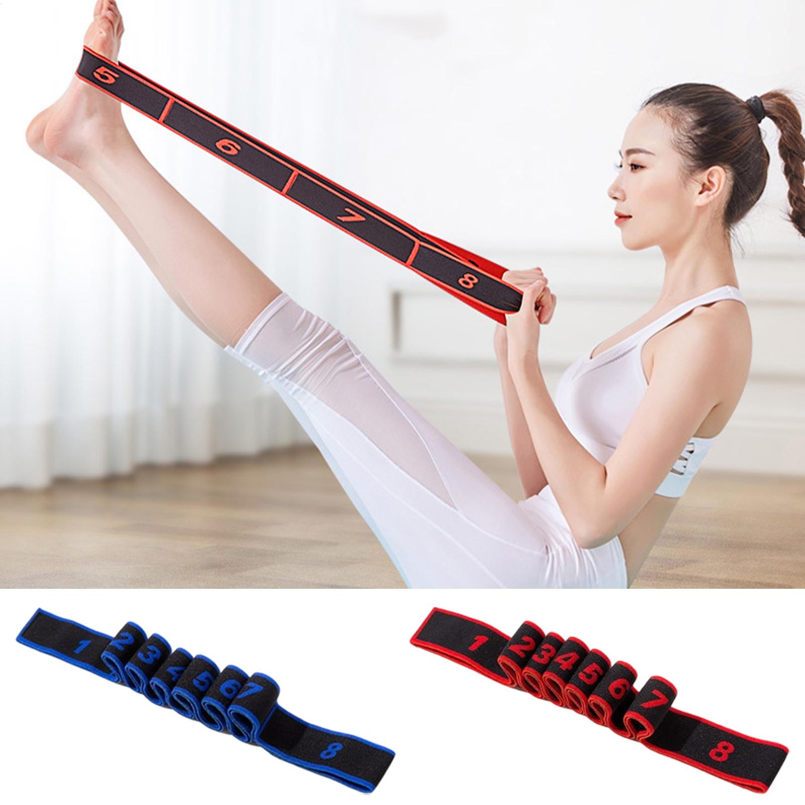 Pilates Yoga Stretching - Elastik Yoga Germe Bandı Taşınabilir Kaymaz