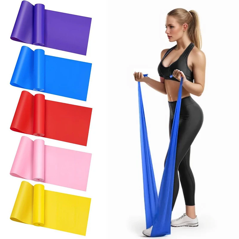 Pilates Yoga Stretching - Elastik Yoga Fitness Bantları Yoga Pilates
