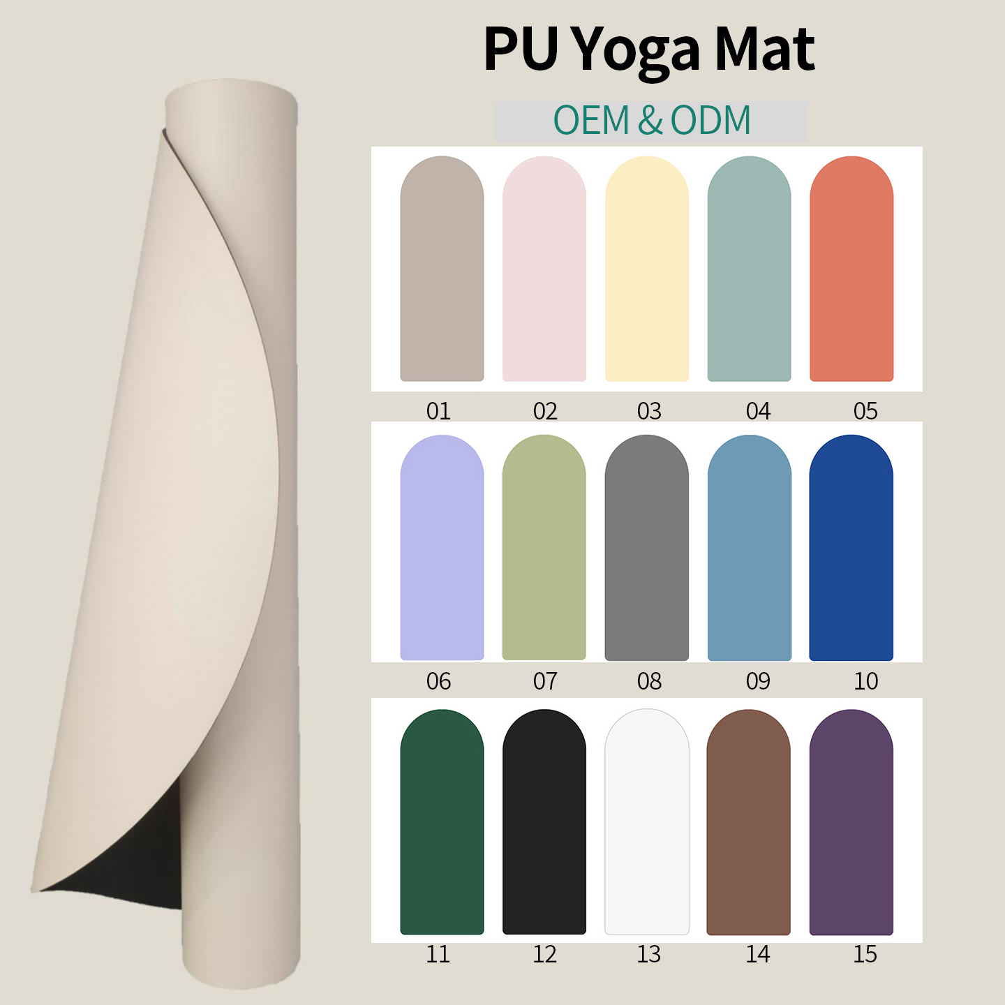 Özel Logo Baskılı Kavisli Yoga - Pilates Yoga Logo incelemesi ve fiyatı