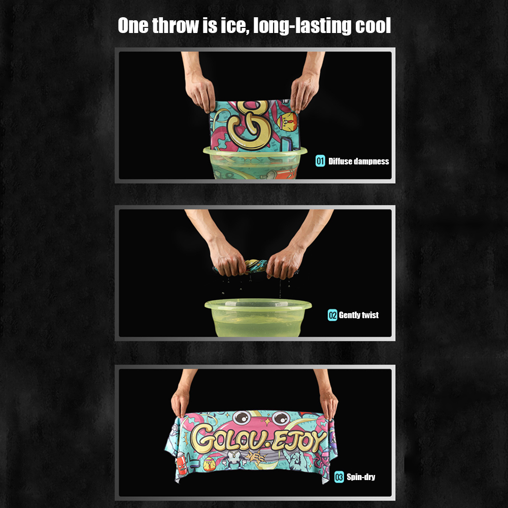 Sport Cooling Ice Towel Printe - Pilates Yoga Towel incelemesi ve fiyatı
