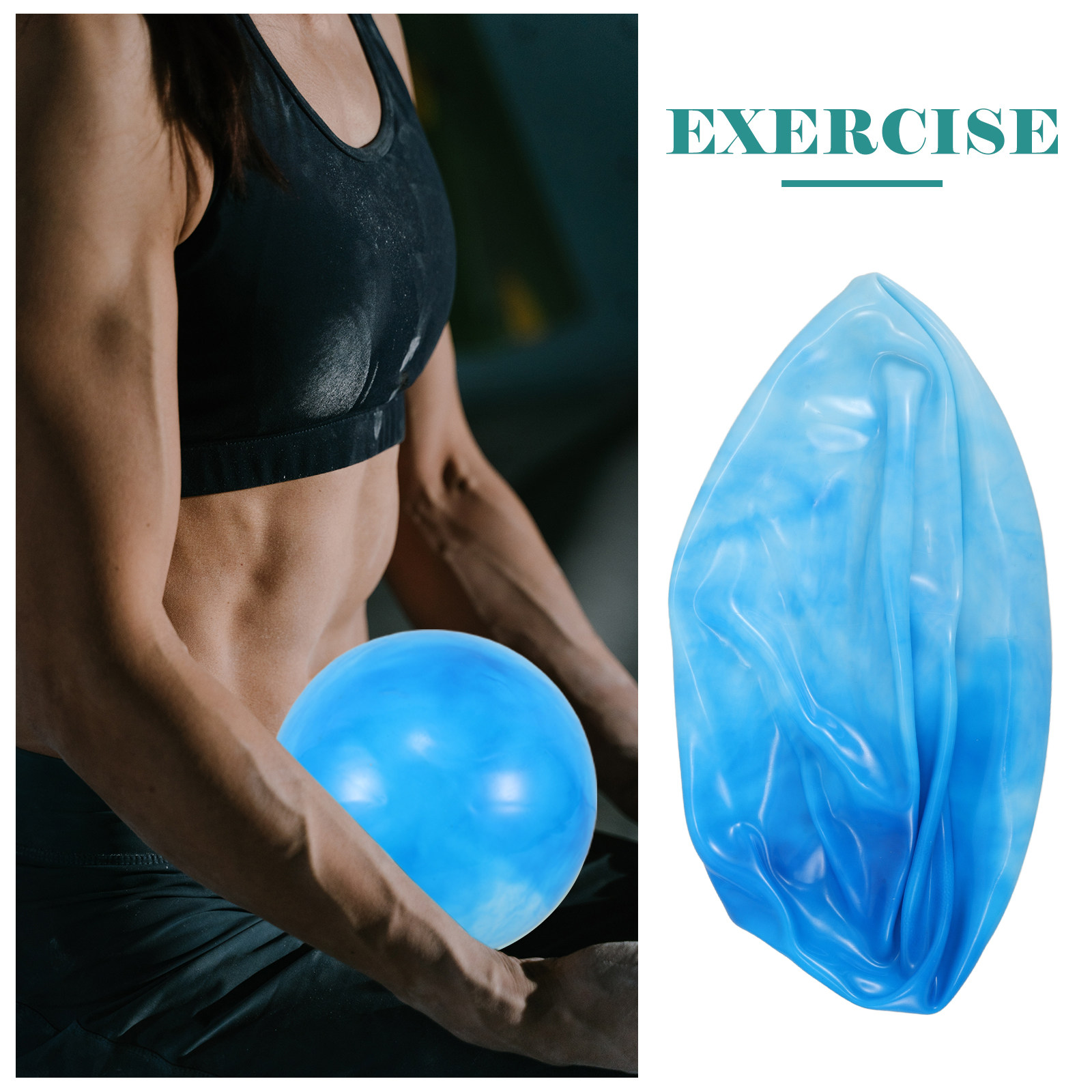 25 Cm Renkli Suluboya Tasarıml - Pilates Yoga Ball Workout incelemesi ve fiyatı