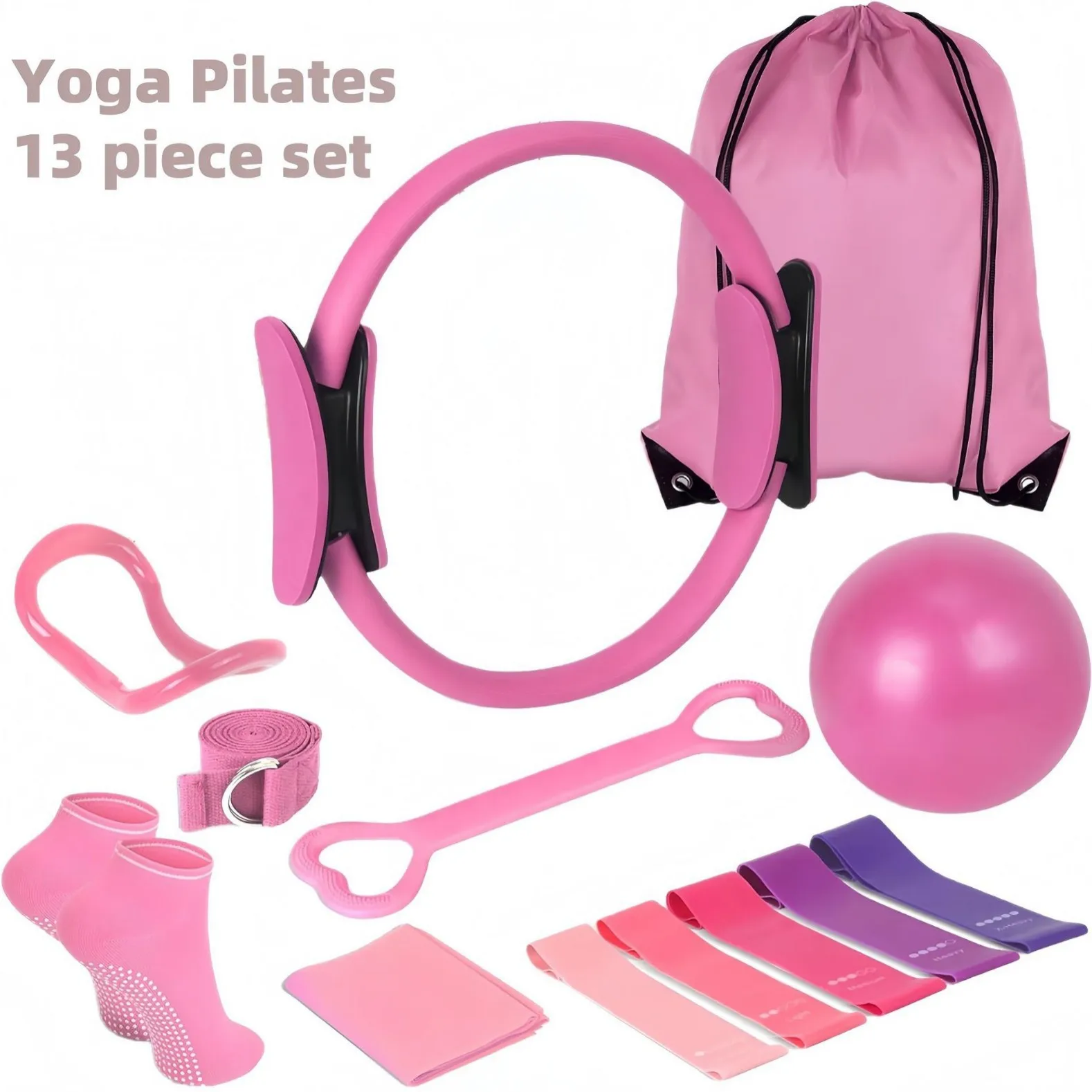 Pilates Topu Seti Direnç Bantl - Pilates Yoga Ball Workout incelemesi ve fiyatı