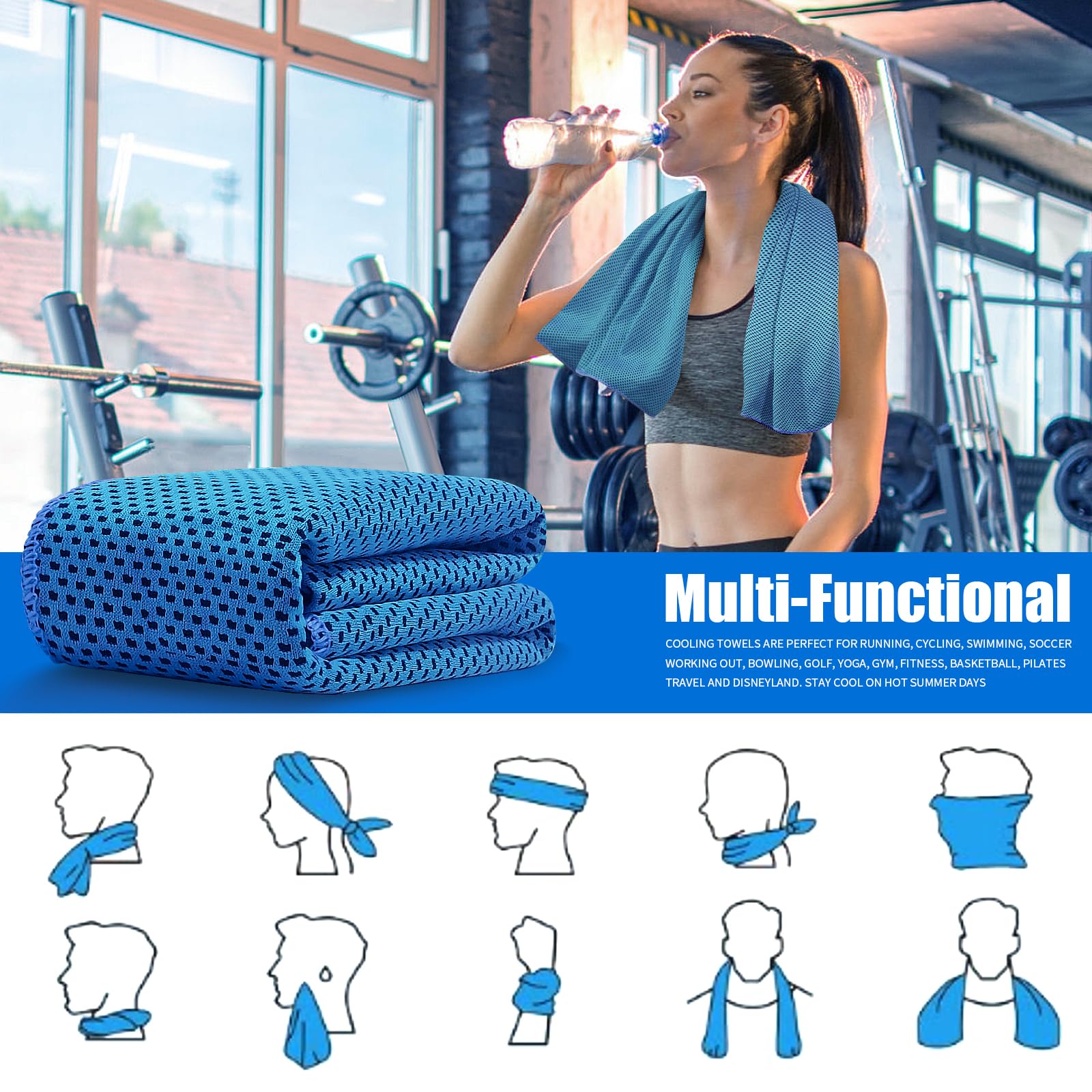 30x100cm Soğutucu Havlular 40x - Pilates Yoga Towel incelemesi ve fiyatı